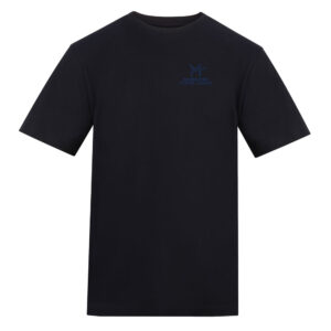 T Shirt - Black with Blue Logo